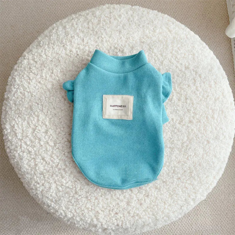 Pull Tricoté pour Petits Chiens – Manches Volantes Élégantes