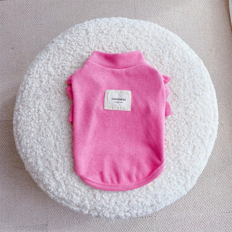 Pull Tricoté pour Petits Chiens – Manches Volantes Élégantes