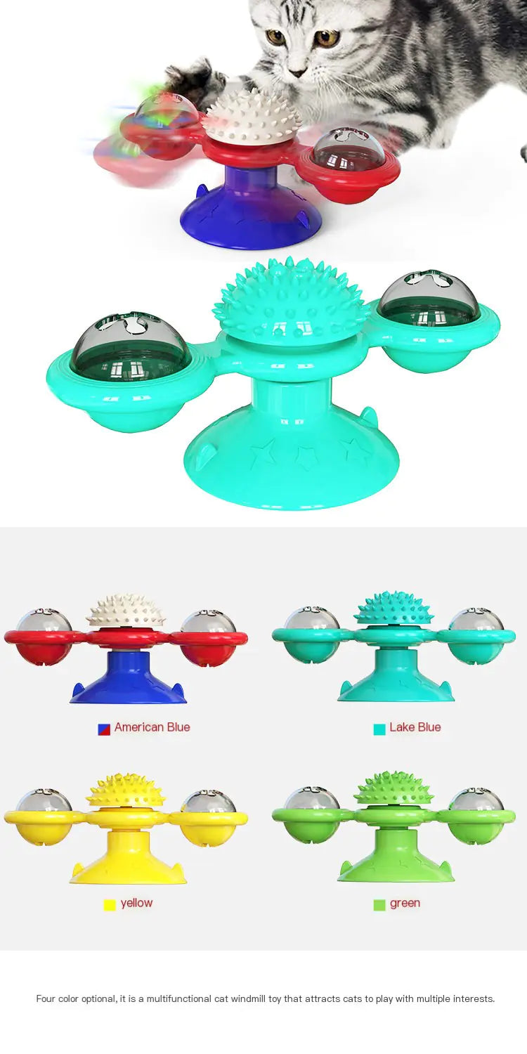 Jouet Moulinet Rotatif pour Chats