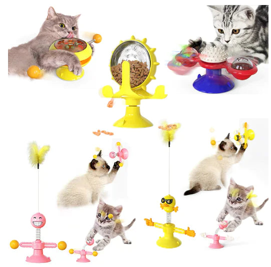 Jouet Moulinet Rotatif pour Chats