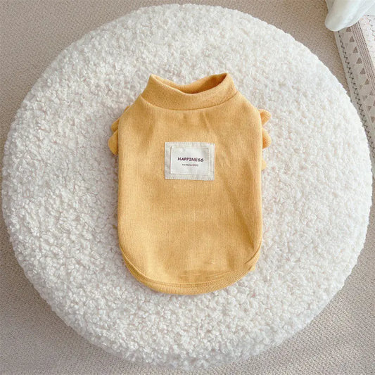 Pull Tricoté pour Petits Chiens – Manches Volantes Élégantes